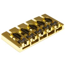 Ghost Loaded Hipshot a Style Bass Bridge - Gold 5 String