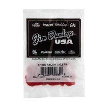 Red Nylon Jazz III Guitar Pick (24/bag)