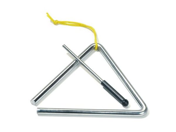 Triangle with beater, 15 cm