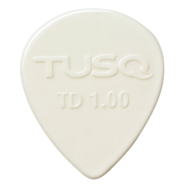 TUSQ Tear Drop 1.0mm Picks, Bright Tone (6-pack)