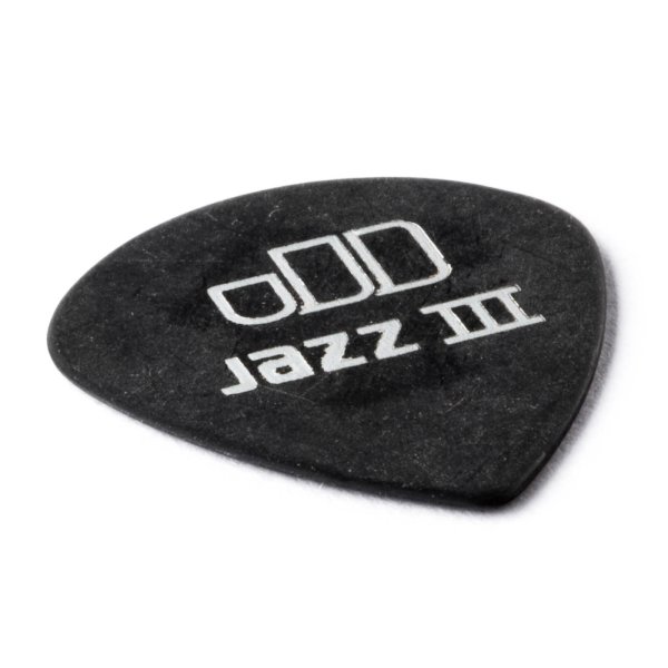 1.50mm Tortex® Pitch Black Jazz III Guitar Pick (12/pack)