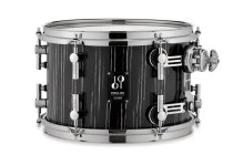 Prolite Series 12” x 8” Tom-Tom, Ebony White Stripes