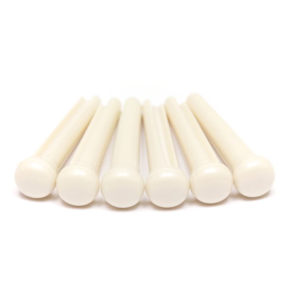 TUSQ Traditional Style Bridge Pins White