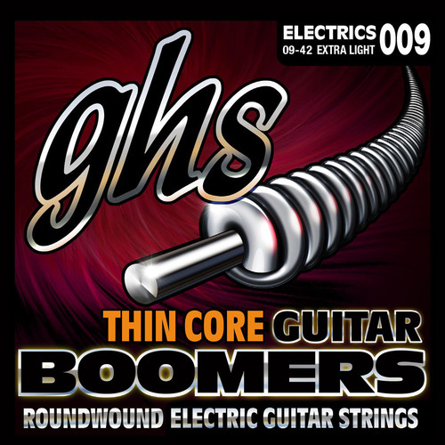 Thin Core Boomers Extra Light Electric Guitar Strings (9-42)