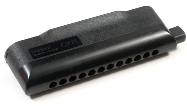 CX-12 Chromatic Harmonica - Key of D, Black