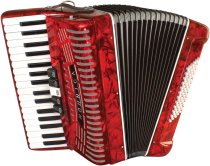 72 Bass Piano Accordion With Gig Bag And Strap