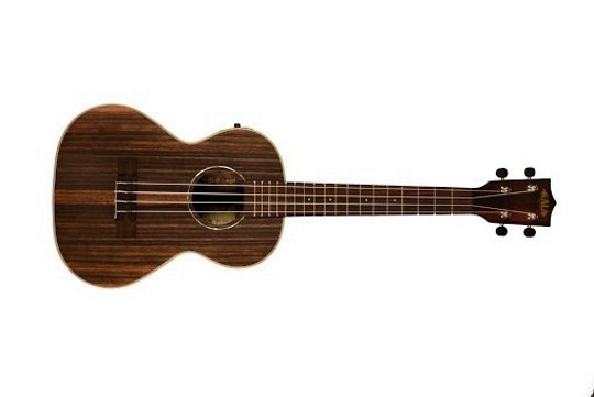 Striped Ebony Tenor w/EQ Ukulele