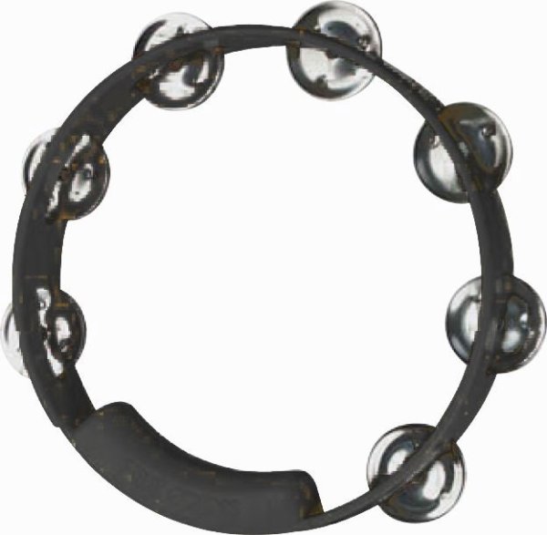 Black with Nickel Jingles True Colors Tambourines