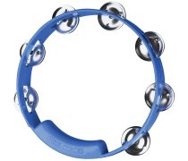 TC4048 Blue with Nickel Jingles True Colors Tambourines