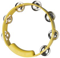 TC4058 Yellow with Nickel Jingles True Colors Tambourines