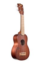 Satin Mahogany Soprano w/ Hawaiian Islands Ukulele