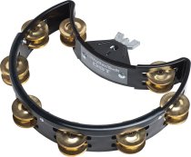 DST11 Black with Nickel Jingles Drum Set Tambourine