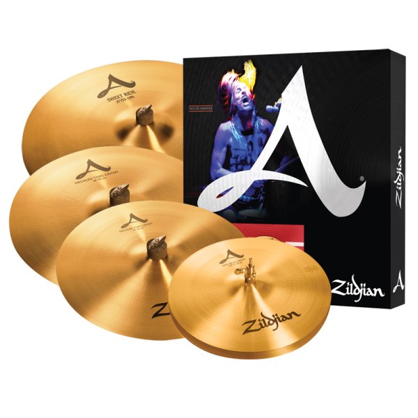 A ZILDJIAN A391 CYMBAL SET