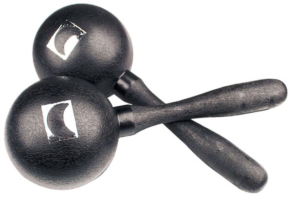 Fiberglass Maracas - Large - Black