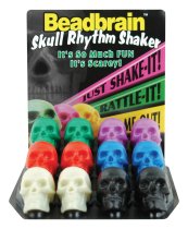 Beadbrain Skull Rhythm Shaker