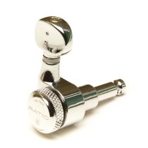 Graph PRL-8731-C0 Ratio Locking Tuned Machine Heads - Electric 6 in Line Classic Chrome 2 Pin