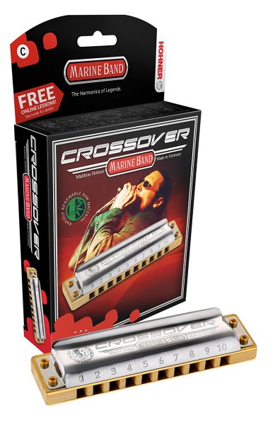 Marine Band Crossover Harmonica, Key of F