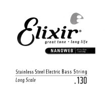 Single Electric Bass Stainless Steel With Nanoweb Coating 0.130