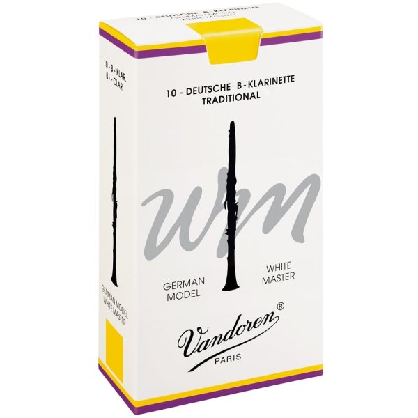 Reeds Clarinet Bb 2.5 White Master Traditional