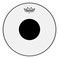 12″ Controlled Sound Clear Drum Head With Black Dot