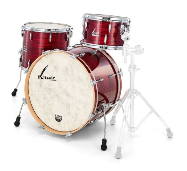 VT16 Vintage Series 22 x 14 in. Bass Drum WM, Vintage Red Oyster