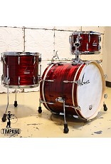 Vintage Red Oyster Drum Kit 20-12-14in with tom mount