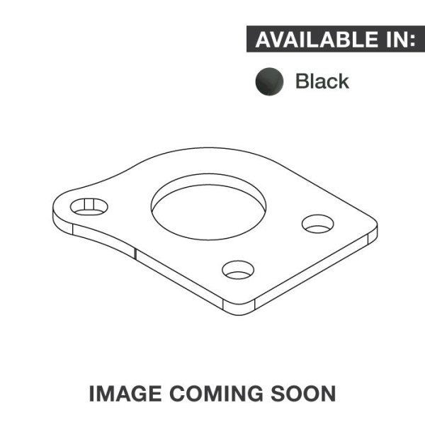 Ratio Invisomatch Premium Mounting Plates for 45 Degree Screw Hole - Black