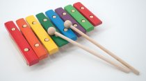 8 Note Wood Xylophone with Mallets