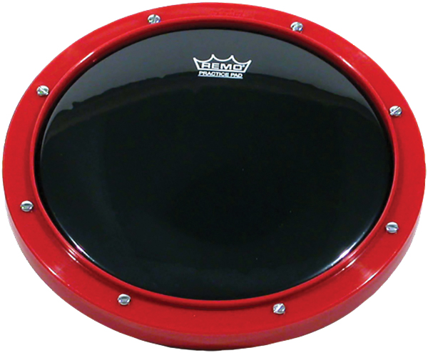 Tunable Practice Pad 8", red/black