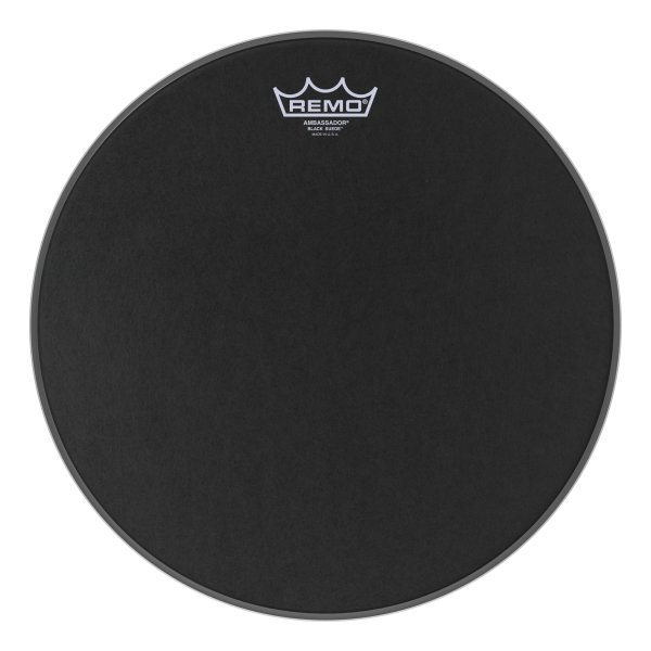 Ambassador® Black Suede™ Drumhead, 14"