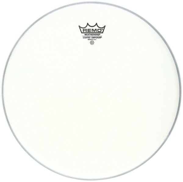 13-Inch Coated Emperor Drum Head, Smooth White