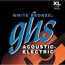 White Bronze Acoustic Guitar Strings - Extra Light (.011-.048)