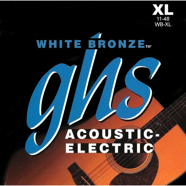 White Bronze Acoustic Guitar Strings - Extra Light (.011-.048)