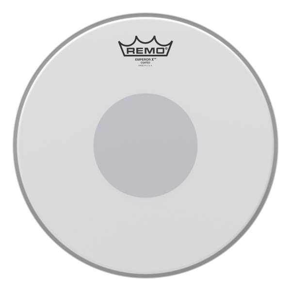 Emperor® X Coated Snare Drumhead - Bottom Black Dot™, 12"