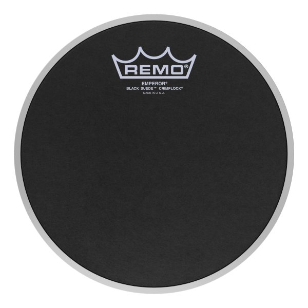 Emperor® Black Suede™ Crimplock® Tenor Drumhead, 8"