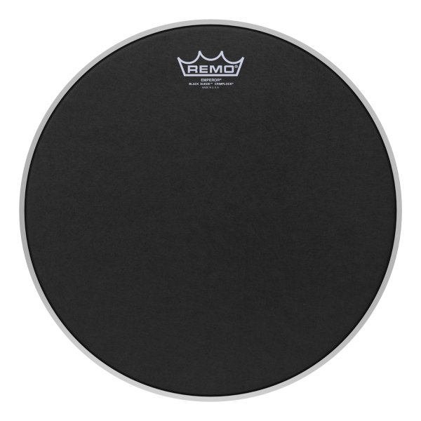 Emperor® Black Suede™ Crimplock® Tenor Drumhead, 14"