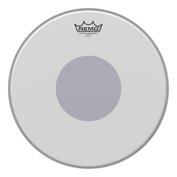 14" Controlled Sound X Coated Drum Head With Black Dot