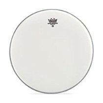 22-Inch Ambassador Bass Drum Head, Coated Smooth White