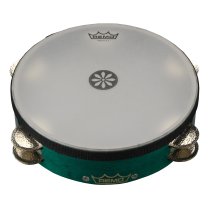 Tambourine Gospel Church Tambourine - Aqua, 10″