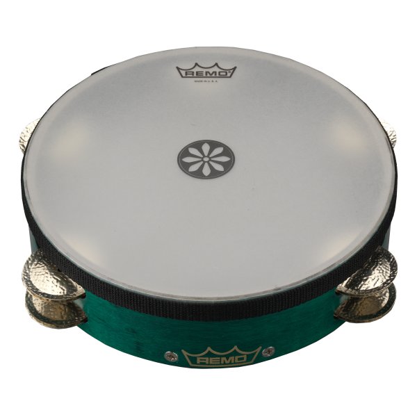 Tambourine Gospel Church Tambourine - Aqua, 10"