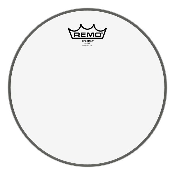 Clear Drumhead Diplomat® 10"