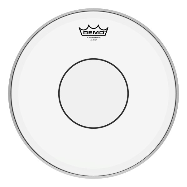 Powerstroke® 77 Clear Clear Dot Drumhead - Top Clear Dot, 14"