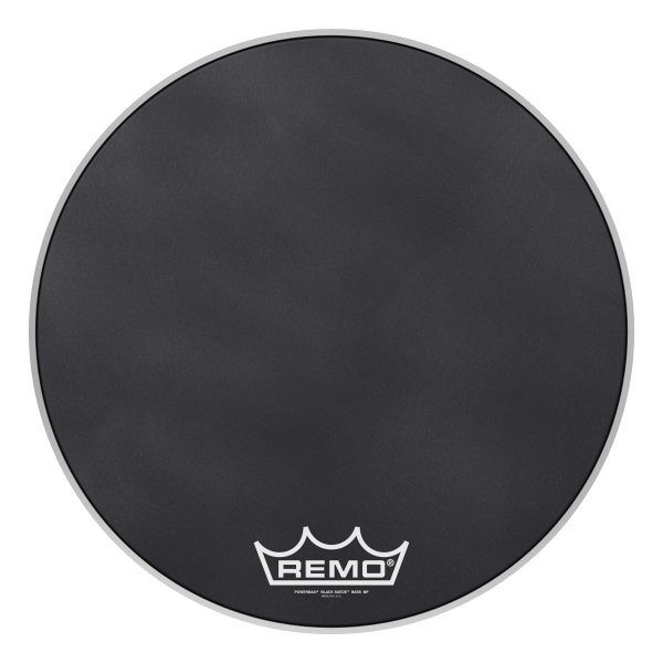 Powermax® Black Suede™ Crimplock® Drumhead, 22"