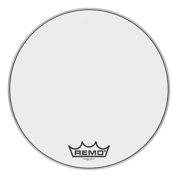 Powermax® Ultra White Crimplock® Drumhead, 22"