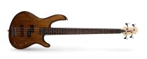 Action PJ Series Electric Bass, Open Pore Walnut