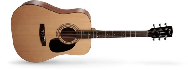 Standard Series Left-Handed Spruce Top Acoustic Guitar, Open Pore