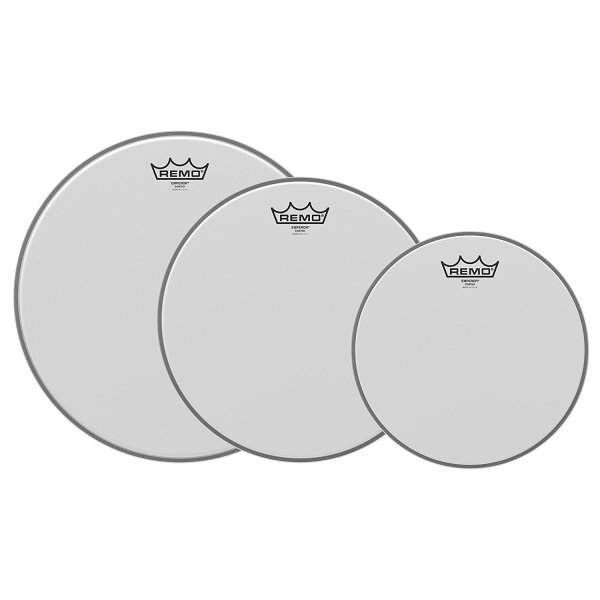 Emperor Coated Tom Drumhead Pack - 10", 12" & 14"