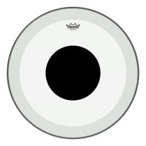 Powerstroke® P3 Clear Black Dot™ Drumhead - Top Black Dot™, 24"