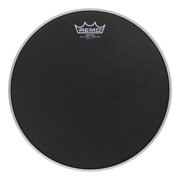 Emperor® Black Suede™ Crimplock® Tenor Drumhead, 13"