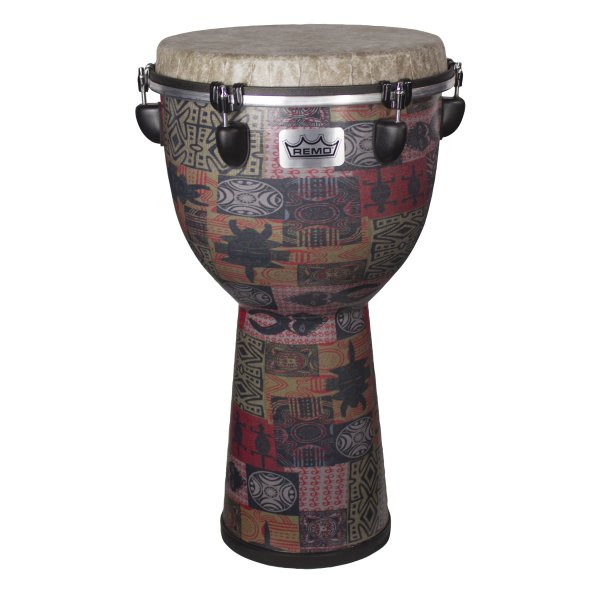 Apex Djembe Drum - Red Kinte, 12"